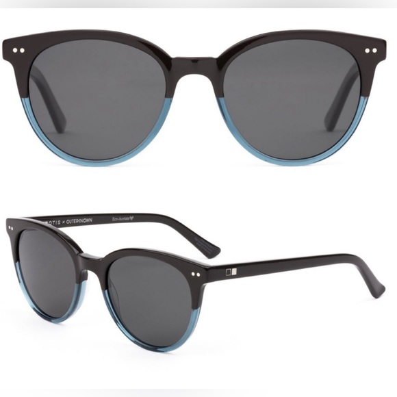Outerknown + OTIS Eyewear Jazmine Mineral Glass Polarized Sunglasses, NEW - Picture 1 of 13